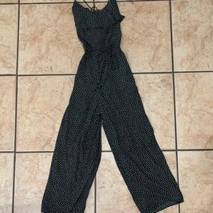 Black Polka Dot Jumpsuit